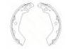 剎車蹄片 Brake Shoe:04495-BZ110
